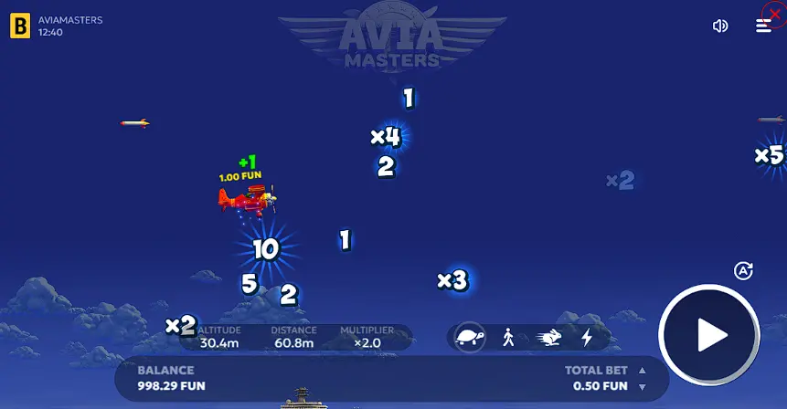Hlavné vlastnosti hry Avia Masters